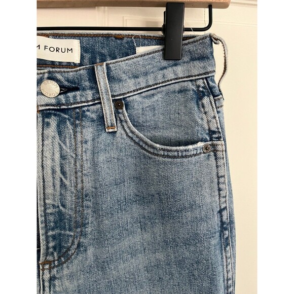 Aritzia Denim Forum The Cowgirl High Rise Boot Jeans 30L Size 25 - Picture 9 of 11